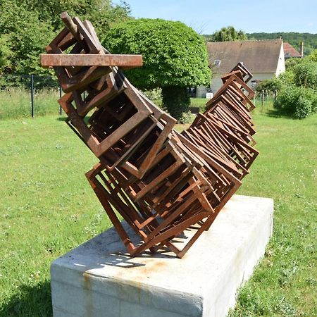 Gite Dans Parc De Sculptures - Gite "Pondichery" Port-Mort 외부 사진