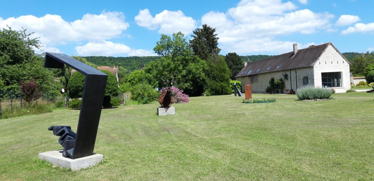 Gite Dans Parc De Sculptures - Gite "Pondichery" Port-Mort 외부 사진