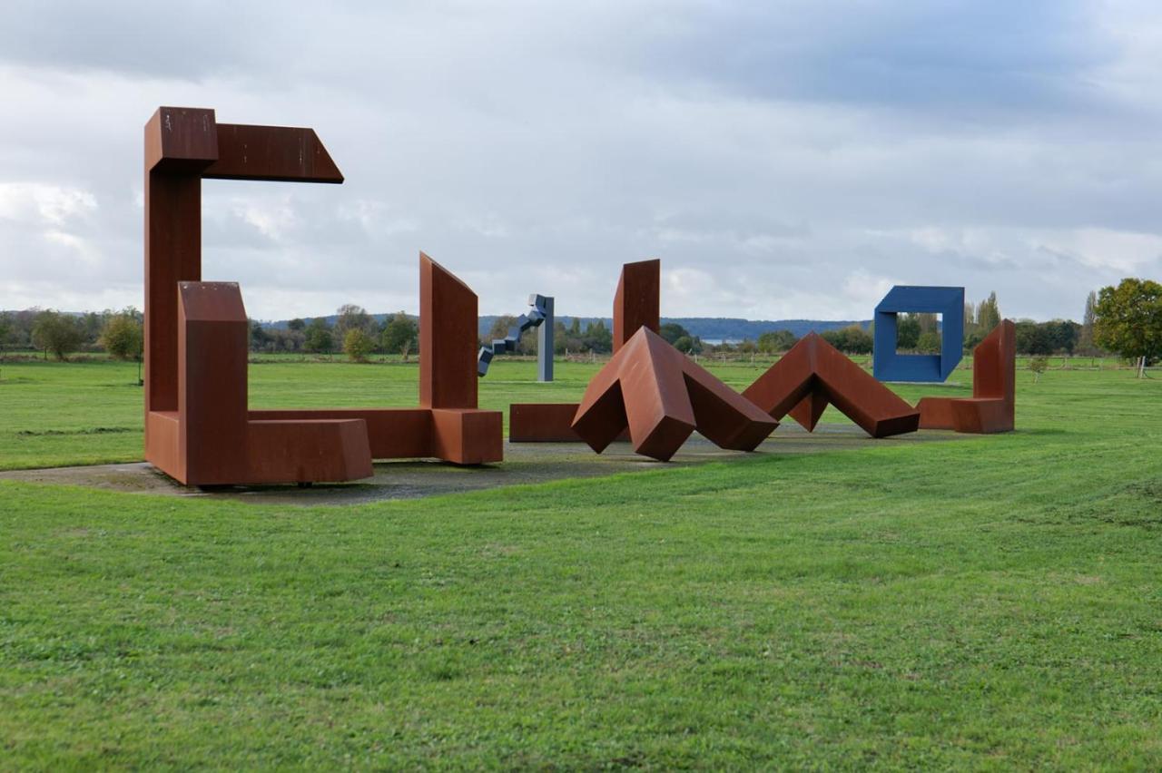 Gite Dans Parc De Sculptures - Gite "Pondichery" Port-Mort 외부 사진